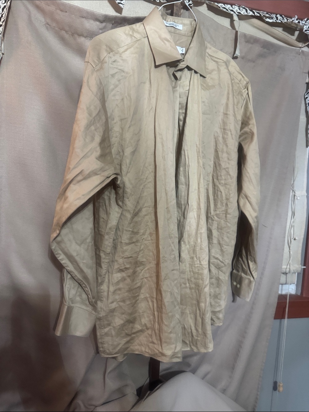 Calvin Klein Tan Lightweight Shirt Jacket